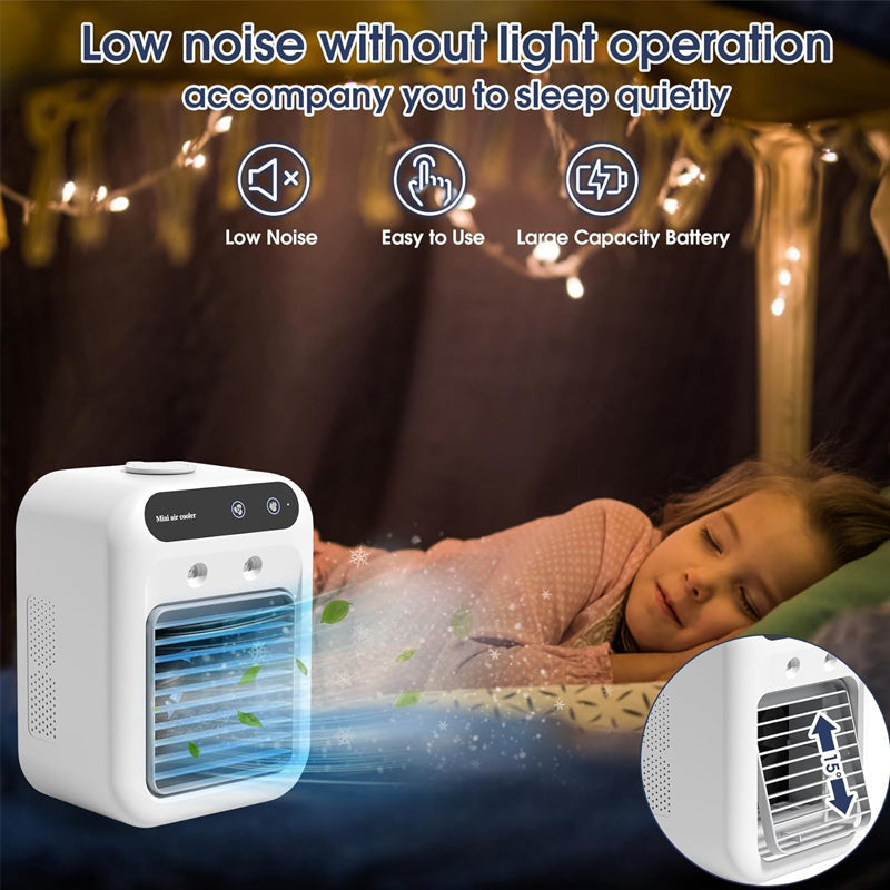 ❄️ Summer Half Price ❄️ Mini Portable Air Conditioner with Cooling and Humidification Function