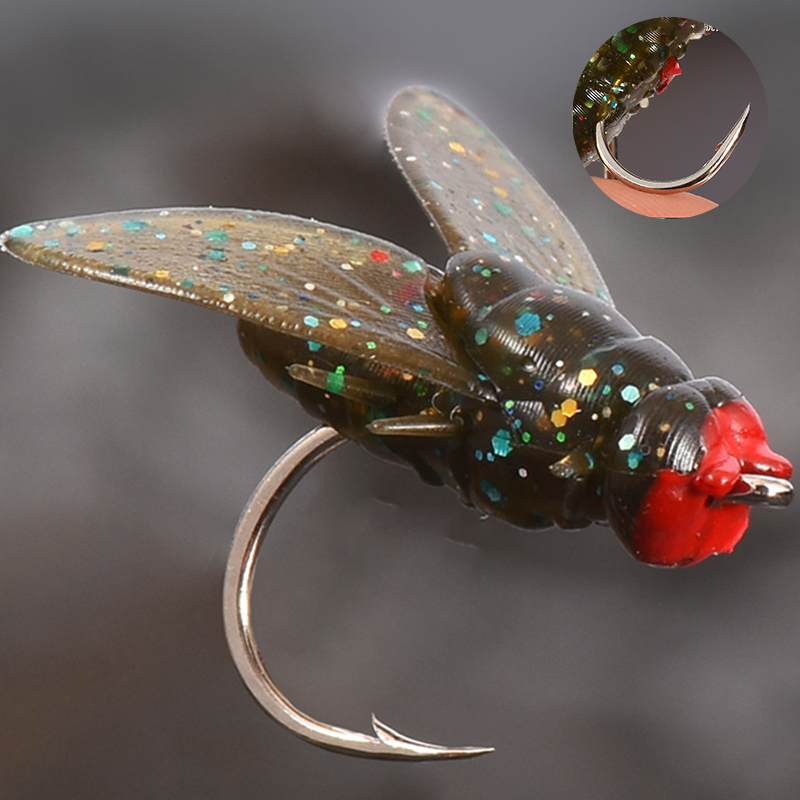 🔥Hot Sale 💥Multi-Hook Artificial Fly Fishing Lure Set