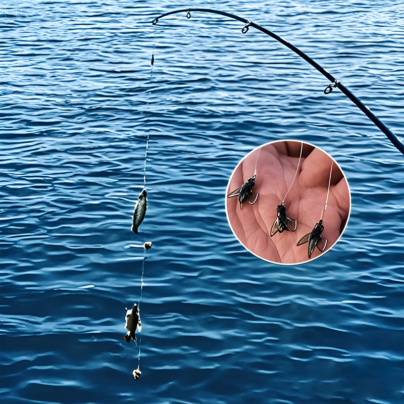 🔥Hot Sale 💥Multi-Hook Artificial Fly Fishing Lure Set