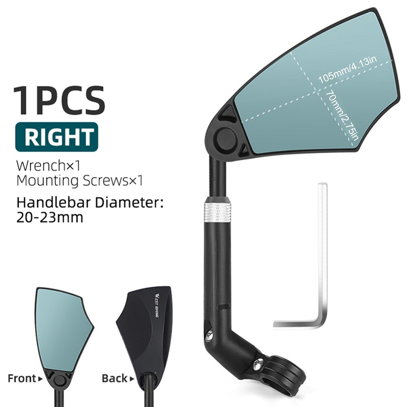🔥Limited stock available 50% OFF🔥360° Adjustable Handlebar Bike Mirror