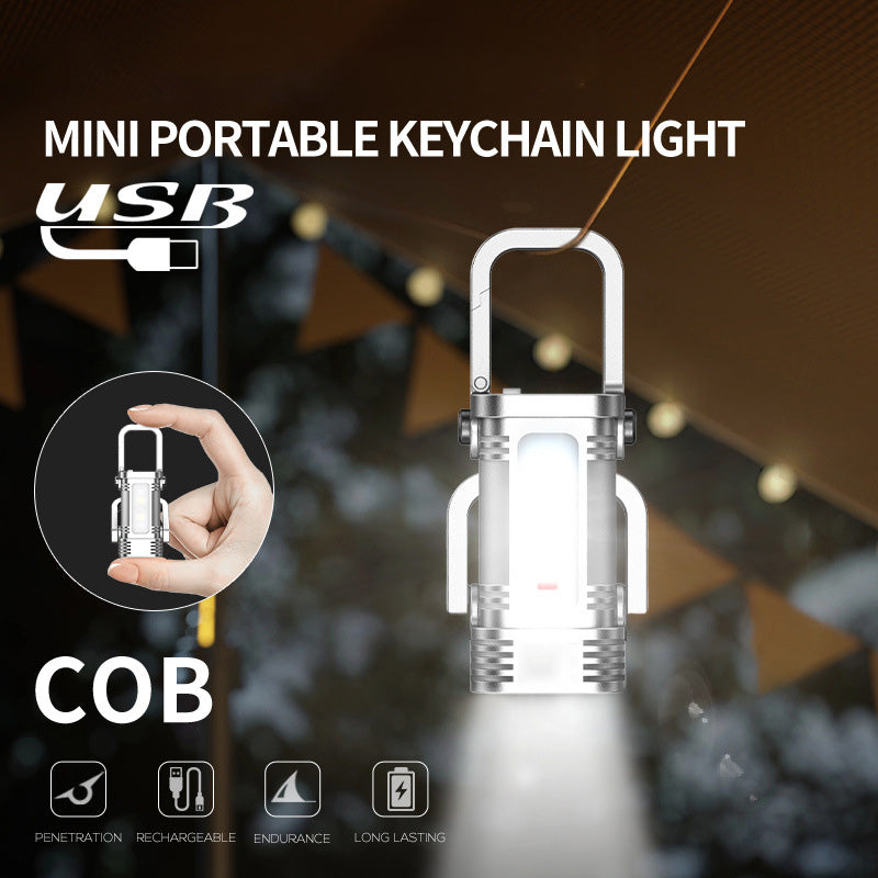 🔥Limited stock available 50% OFF🔥Multifunctional Mini Keychain Flashlight with Clip
