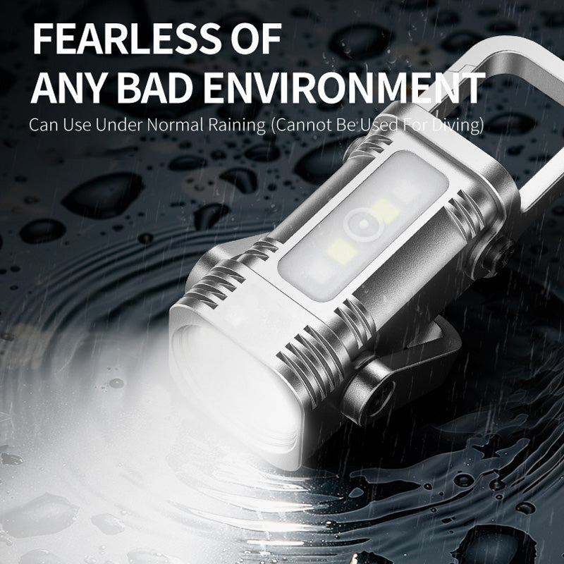 🔥Limited stock available 50% OFF🔥Multifunctional Mini Keychain Flashlight with Clip