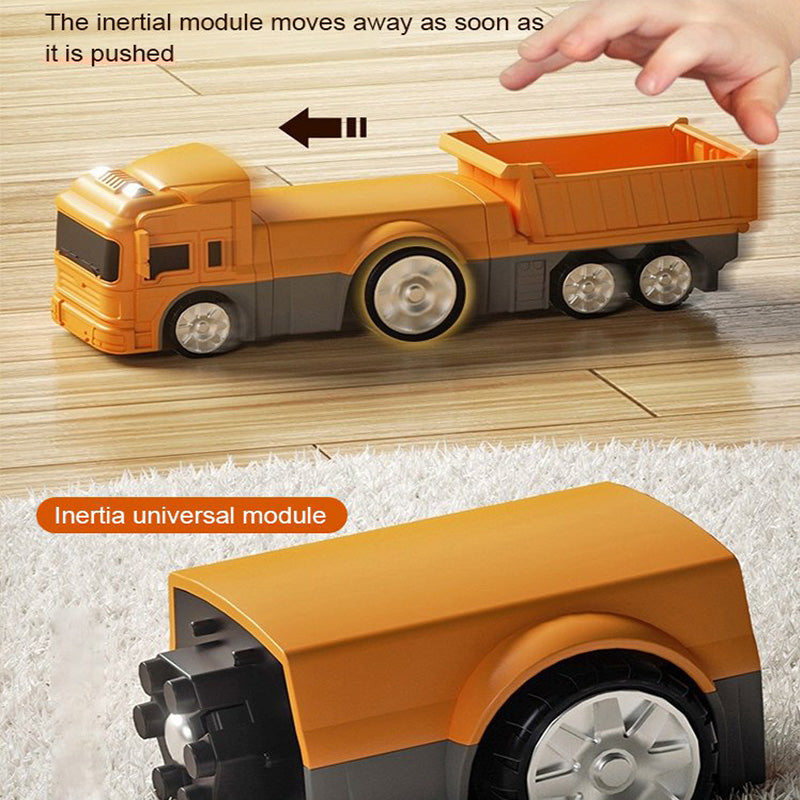 🔥Limited stock available 50% OFF🔥Magnetic Transform Engineering Car Assembled Toys