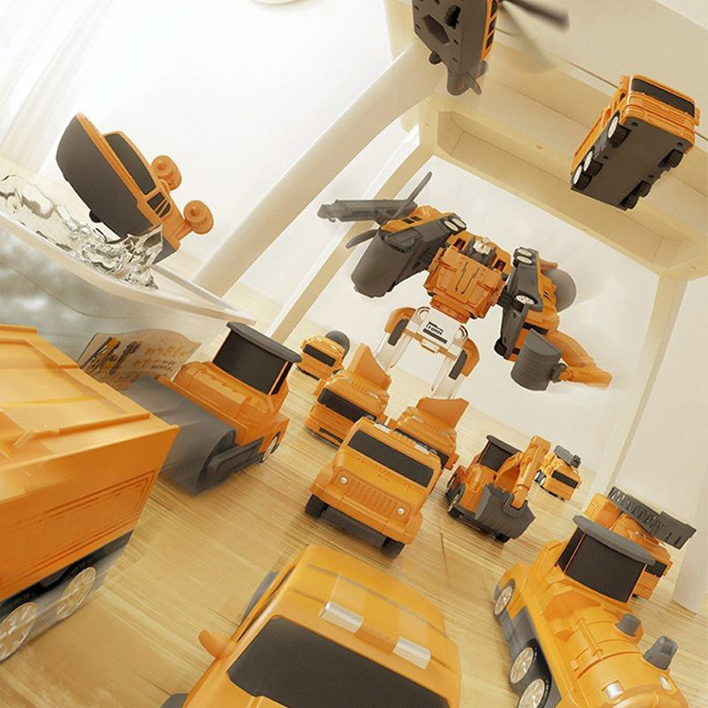 🔥Limited stock available 50% OFF🔥Magnetic Transform Engineering Car Assembled Toys