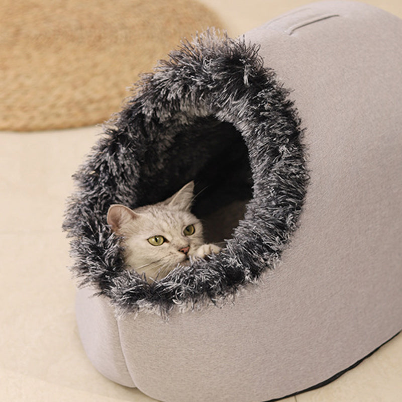 🔥Limited stock available 50% OFF🔥Winter Warm Pet Cave Bed