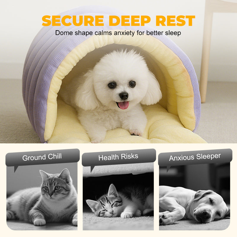 🔥Limited stock available 50% OFF🔥🐈Removable and Washable Winter Closed-off Pet Bed💝