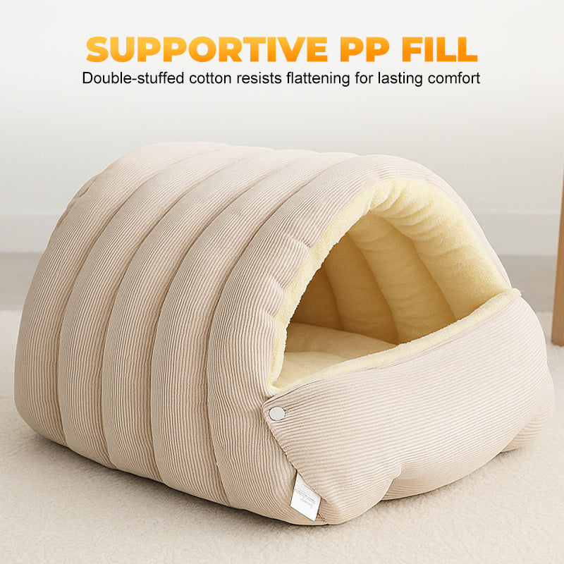 🔥Limited stock available 50% OFF🔥🐈Removable and Washable Winter Closed-off Pet Bed💝
