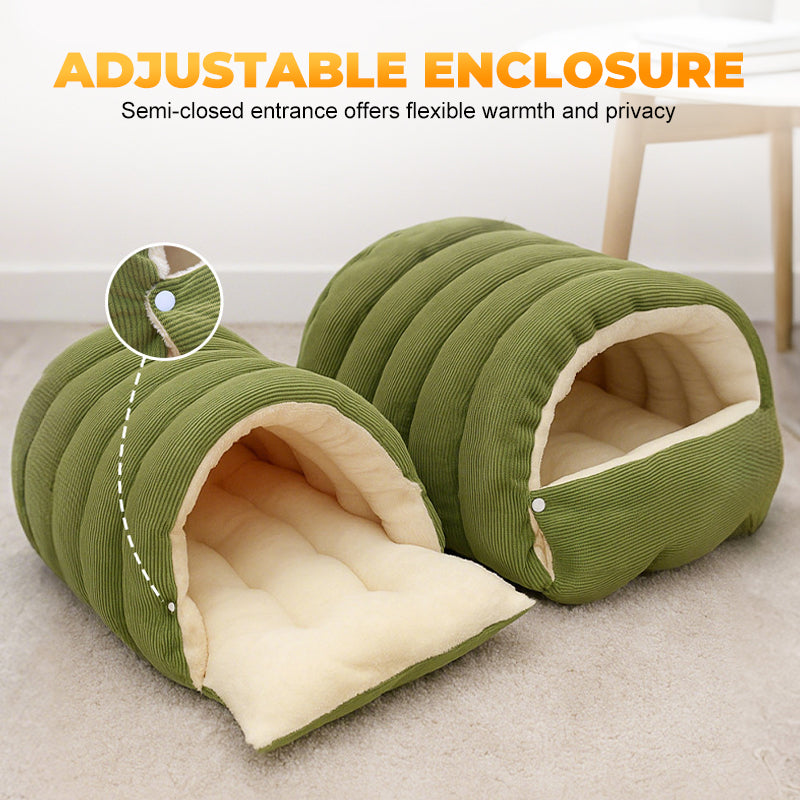 🔥Limited stock available 50% OFF🔥🐈Removable and Washable Winter Closed-off Pet Bed💝