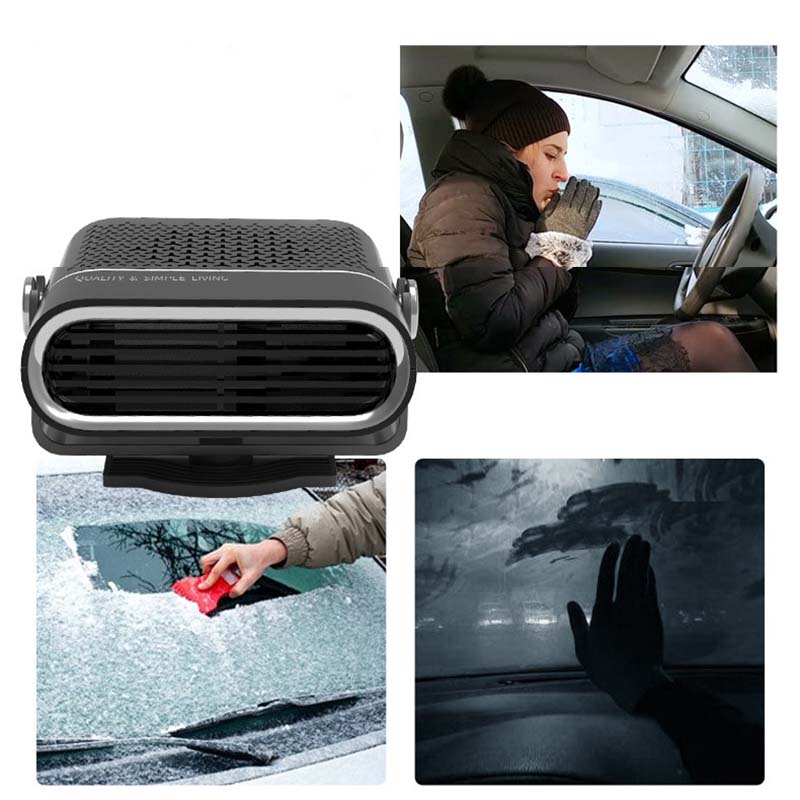 🔥Limited stock available 50% OFF🔥2-in-1 Portable Car Heater with 360° Rotation