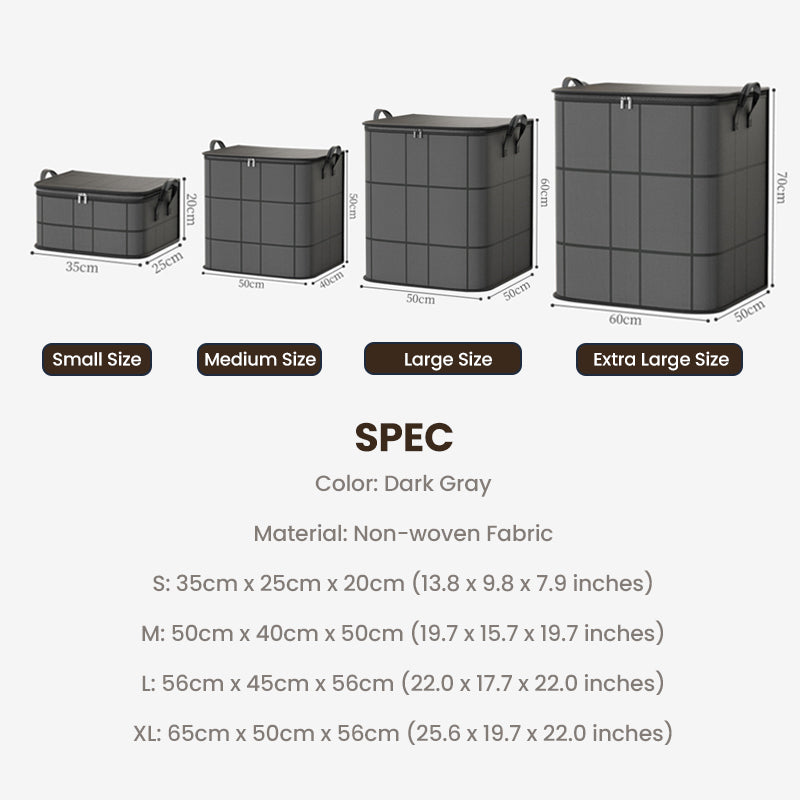 Dust-Proof Comforter and Bedding Organizer